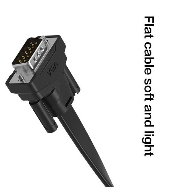 Cáp VGA dẹt Vention VAG-B05-B150 1.5m