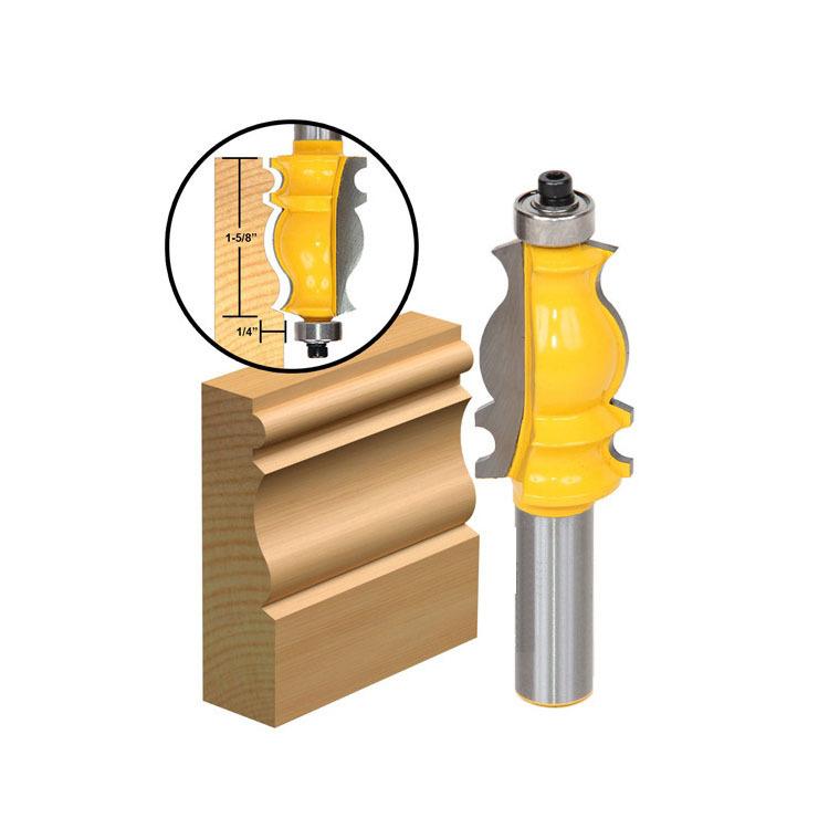 Mũi phay chỉ đuôi cá, hoa văn, cốt 12.7mm