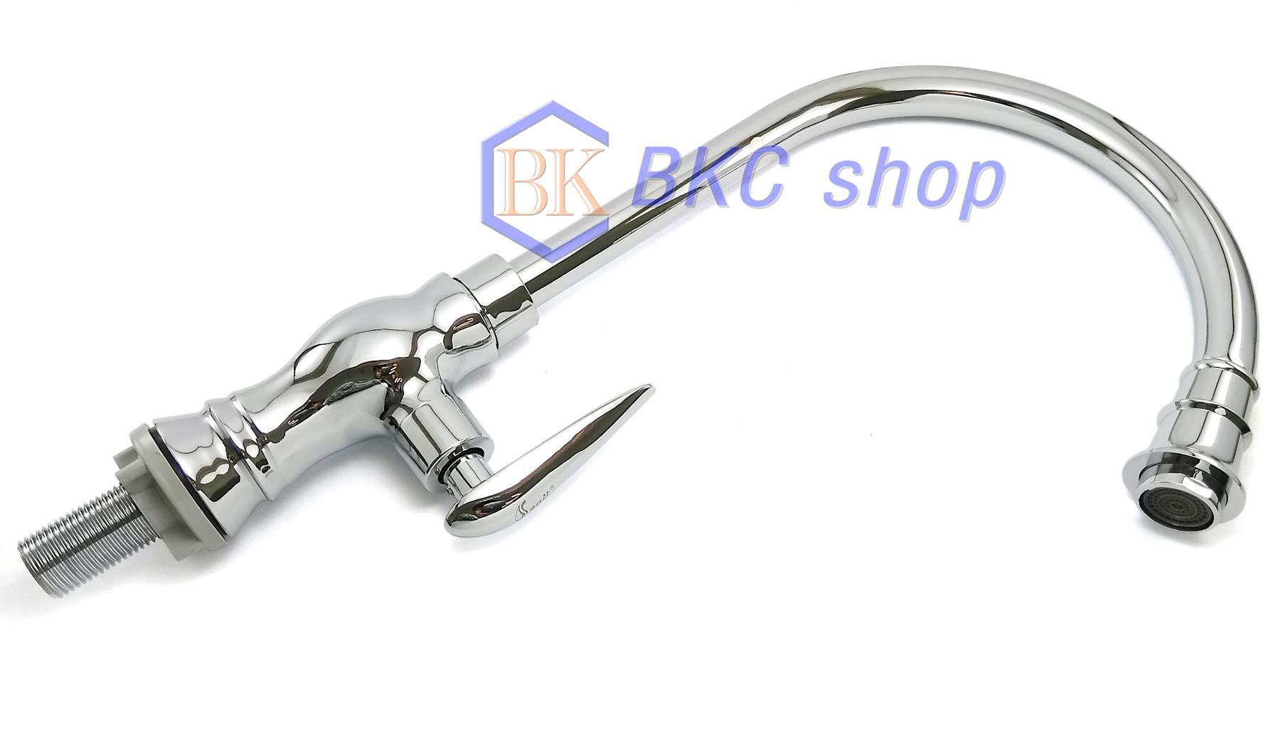 Vòi rửa chén lạnh Sanji CL17B (Bạc)