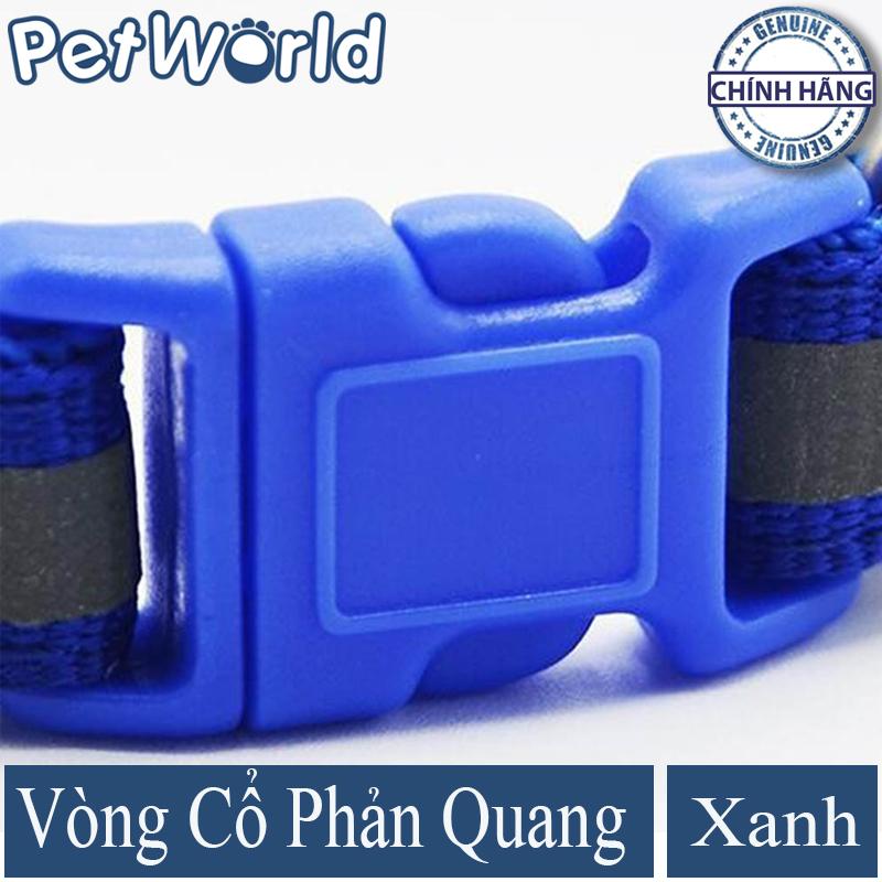 Vòng Cổ Phản Quang Cho Chó Mèo - màu xanh lá