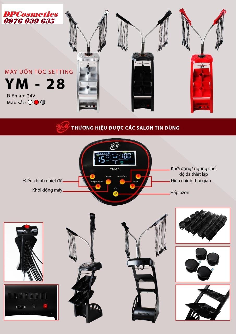 [HCM][Trả góp 0%]Máy uốn tóc Setting 40 dây  YM-28