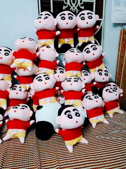 Gấu bông shin cực đáng yêu cao 35 cm