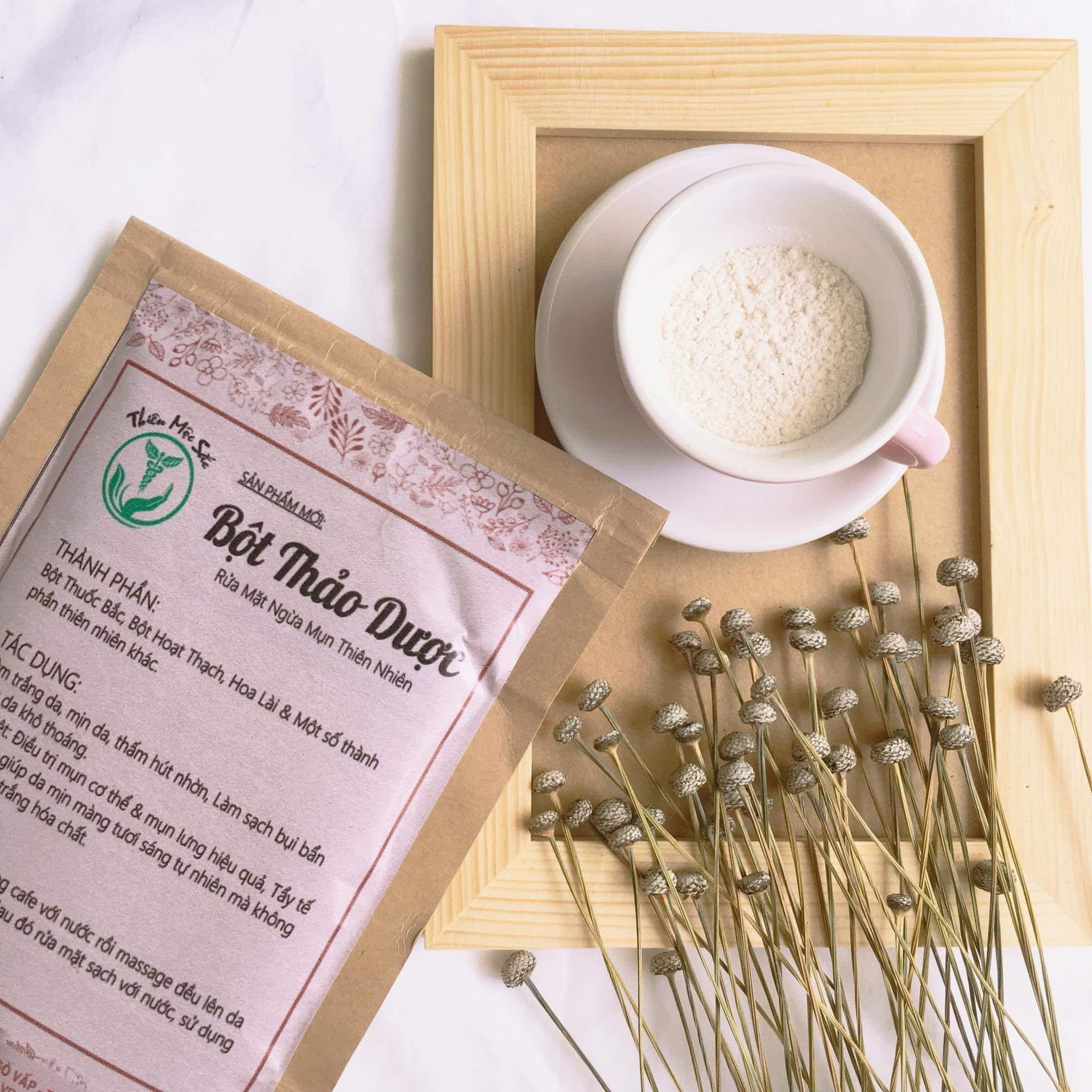 [HCM]Bột thảo dược rửa mặt Thiên Mộc Sắc (CỰC CHẠY) (Giá tốt)