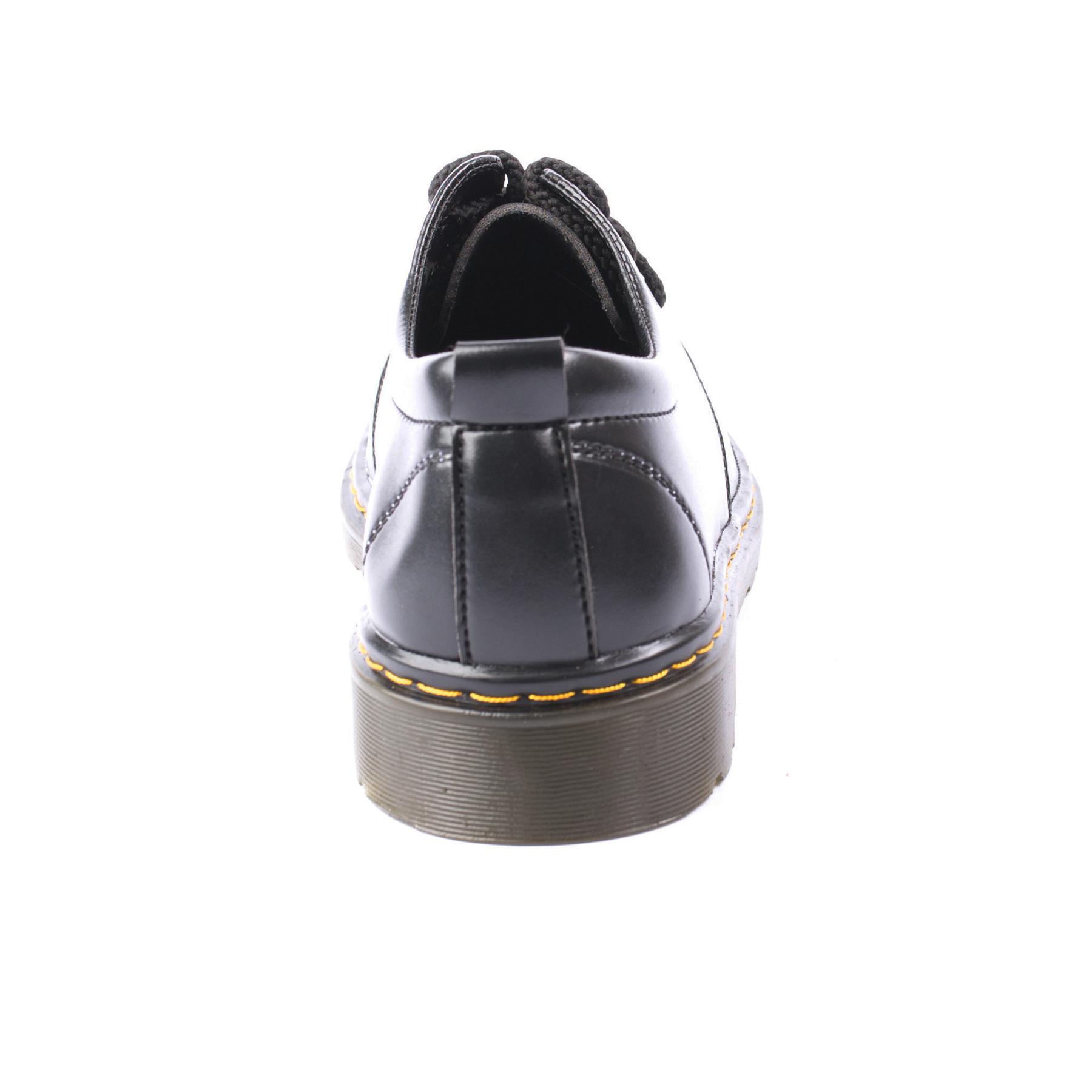 Giày Đốc Cổ Ngắn Da Trơn  Màu Đen M353-den