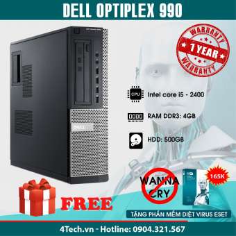 máy tính đồng bộ dell optiplex 990 core i5 2400, ram 4gb, hdd 500gb.