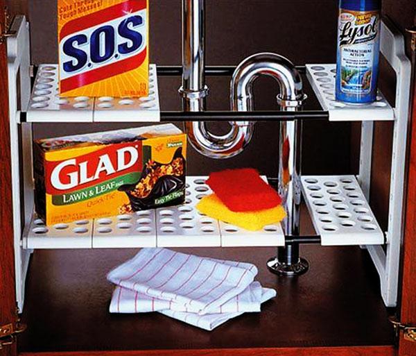 Giá để gầm bếp- để xoong nồi tiện dụng
