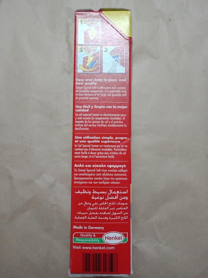 Muối rửa bát Somat Special salt 1,2 kg