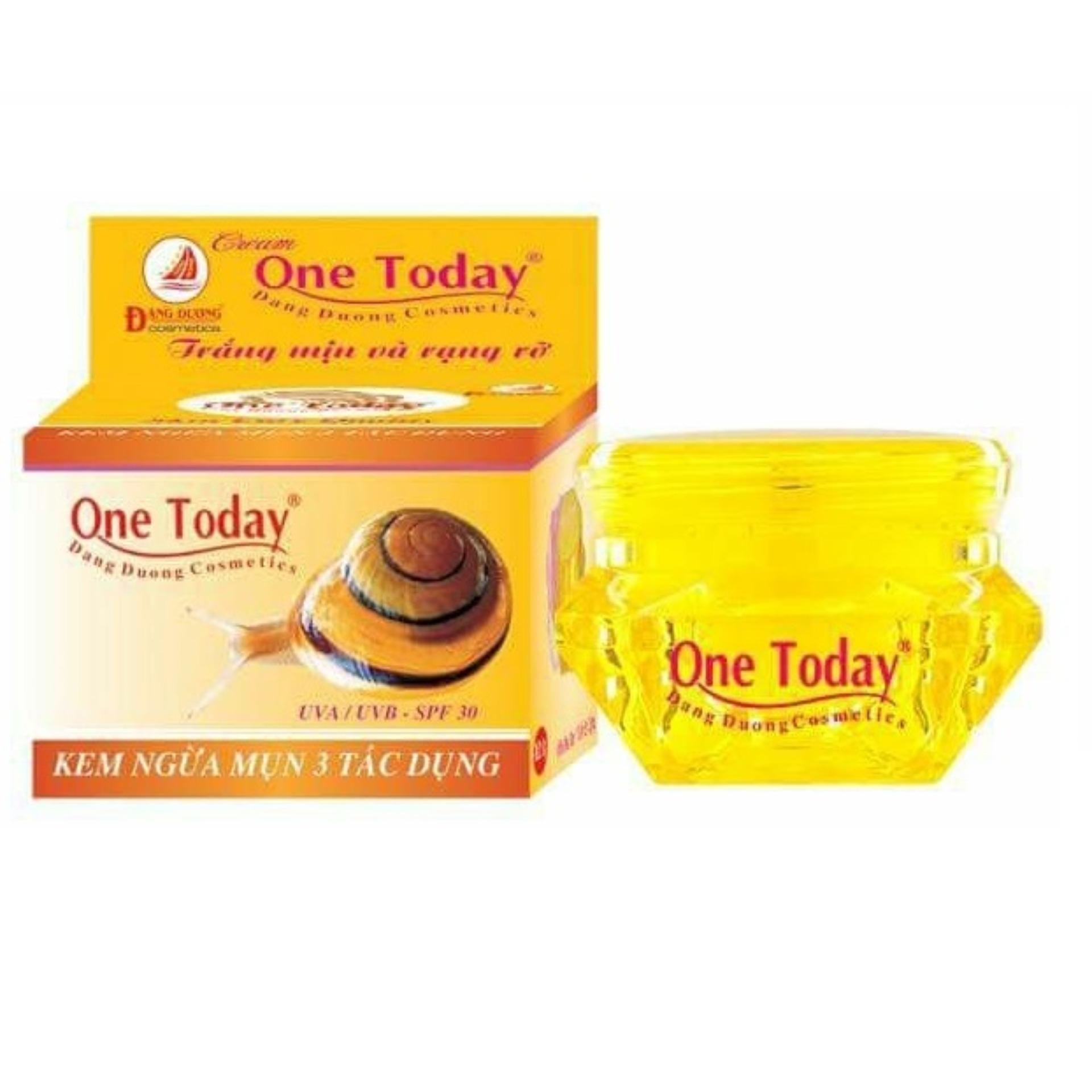 Kem ngừa mụn 3 tác dụng one today 8g