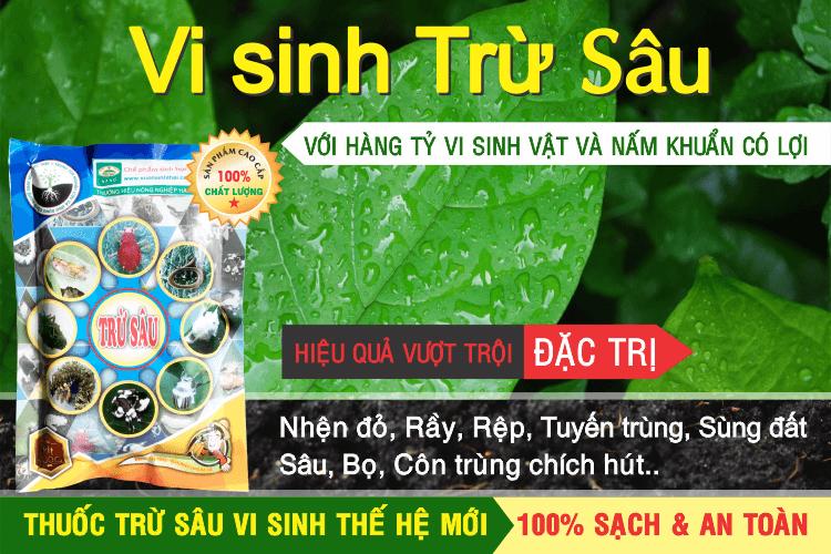Chế phẩm vi sinh TRỪ SÂU (nhện đỏ, rệp sáp, côn trùng..)