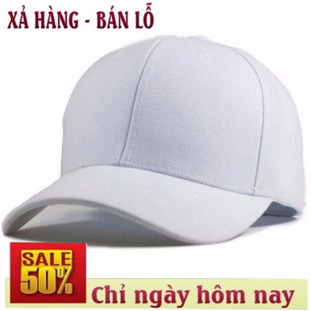 Mũ lưỡi trai thời trang Hàn Quốc cực hót (trắng)