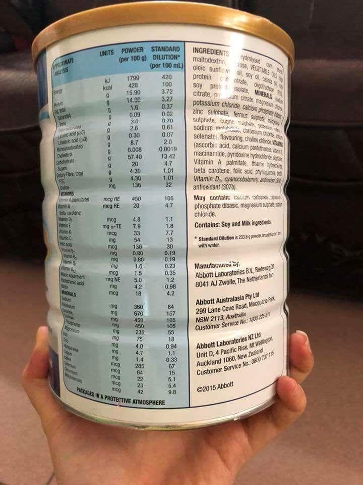 Sữa Ensure của Úc 850gram-Xách tay Úc
