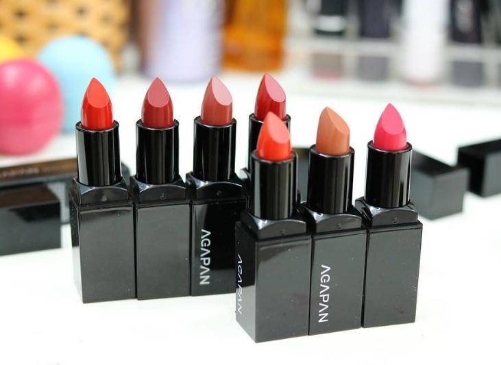 Son AGAPAN Red Love số 04 dạng thỏi (Đỏ cam) - Pit A Pat Matte Lipstick