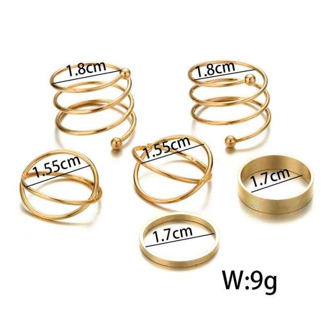 Combo 6 chiếc nhẫn đa phong cách