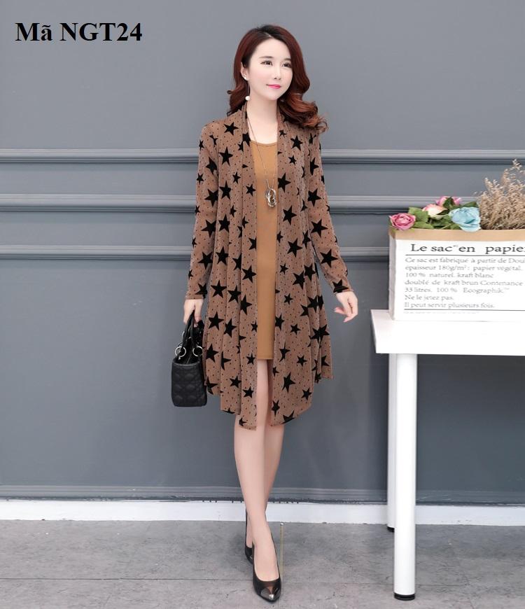 Váy, đầm 2 lớp cho người trung niên, người lớn tuổi NGT24 NGT24D