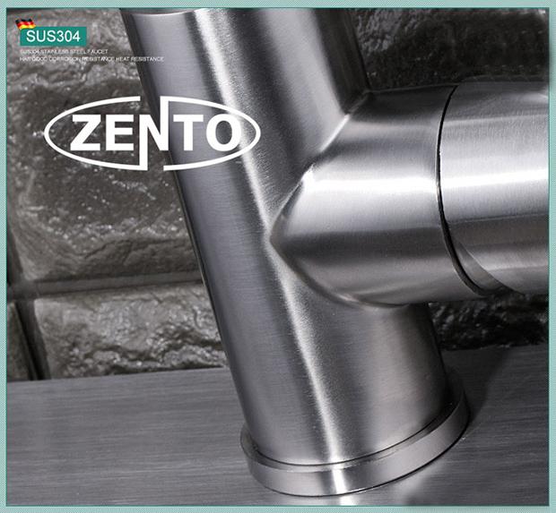 Vòi rửa bát nóng lạnh inox304 Zento SUS5585