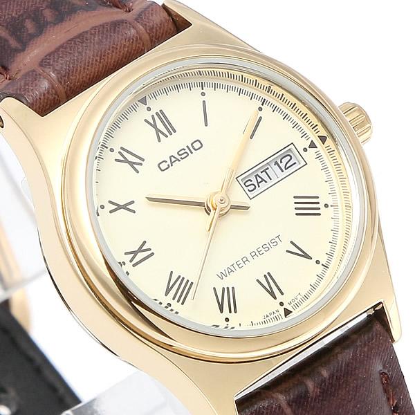 Đồng hồ nữ dây da Casio Anh Khuê LTP-V006GL-9BUDF