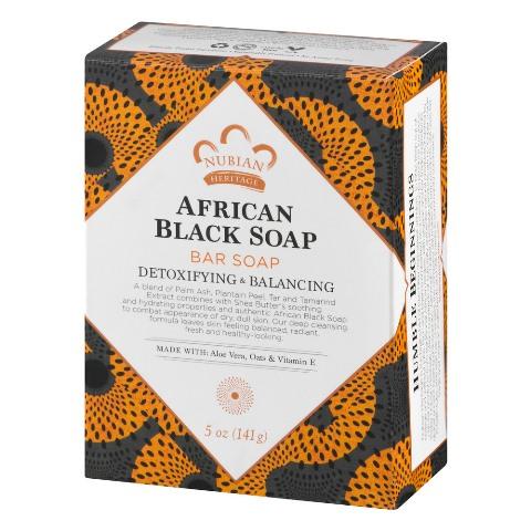 Nubian Heritage, African Black Bar Soap, 5 oz (142 g)