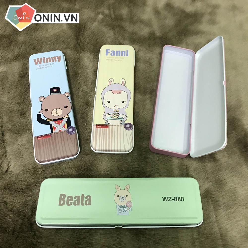 Hộp bút sắt kute