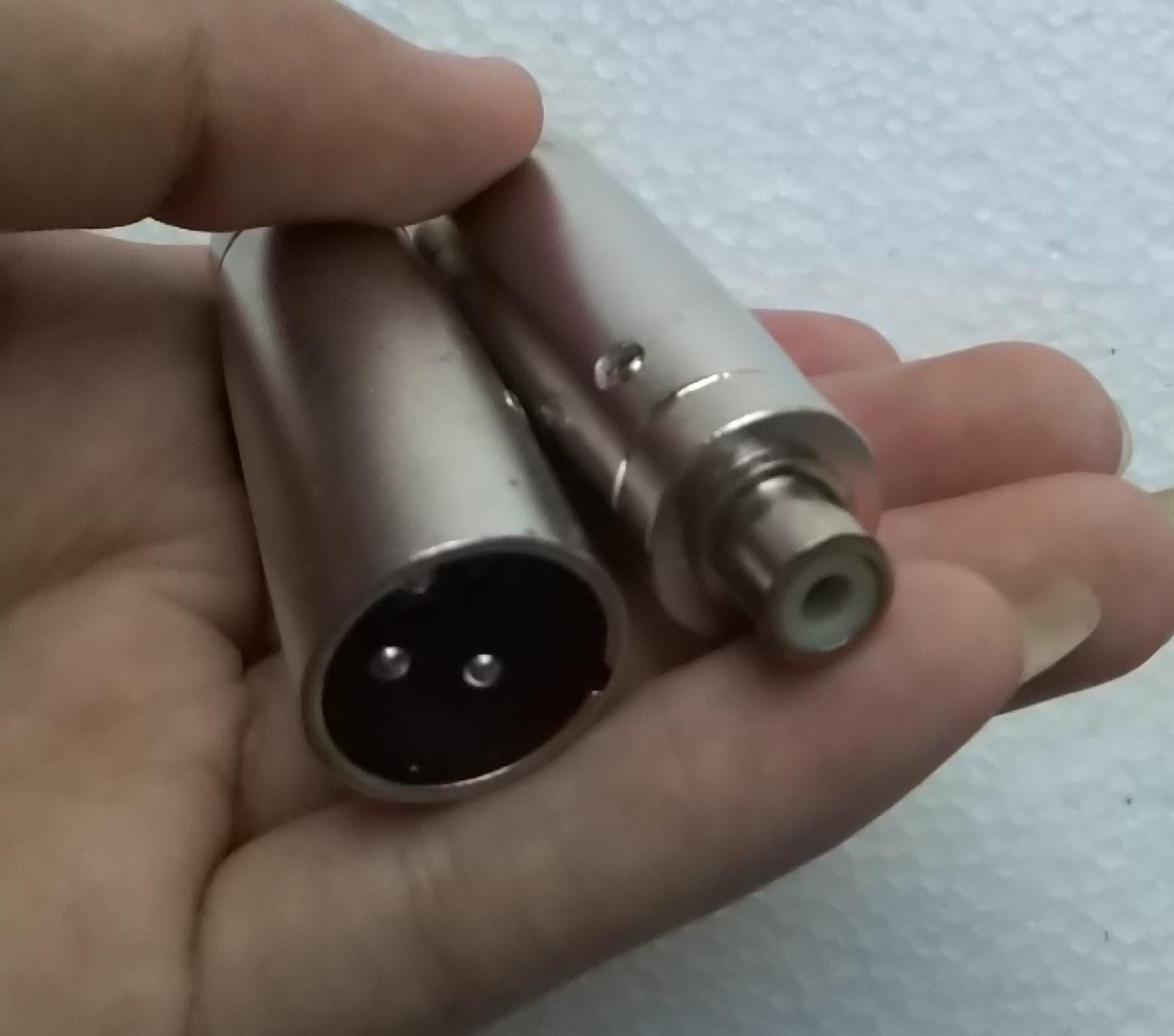 BỘ 2  JACK CHUYỂN ĐỔI CANON ĐỰC SANG AV HOA SEN - LOẠI TỐT