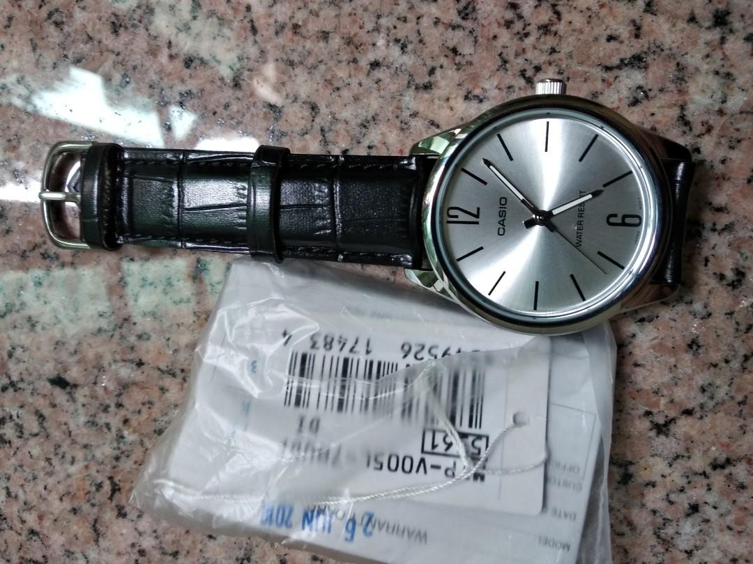 Đồng hồ nam dây da Casio Anh Khuê MTP-V005L-7BUDF