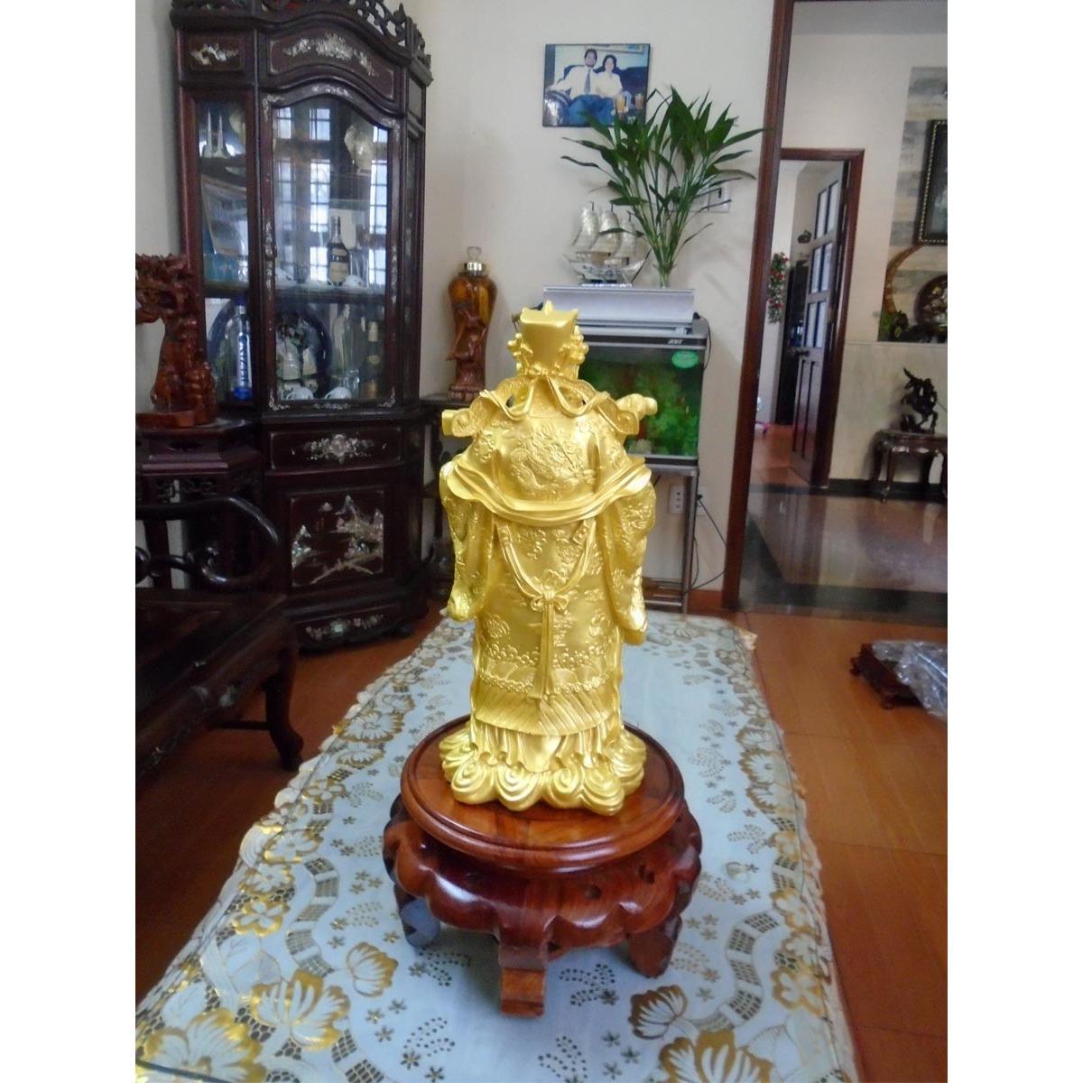 [HCM]Tượng Thần Tài đá poly vàng ( Tượng ông Lộc)