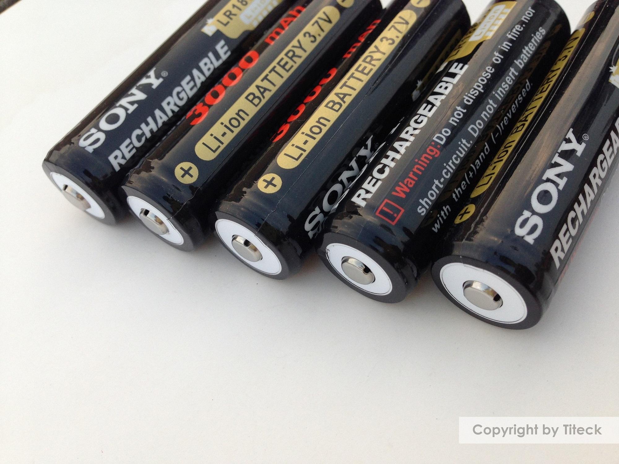 Pin sạc Sony 18650 -3,7V 
