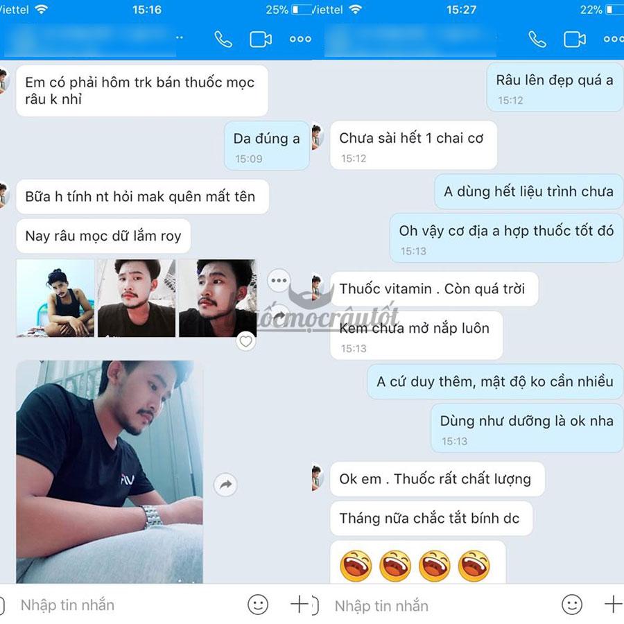 Thuốc mọc râu Kirkland của Mỹ