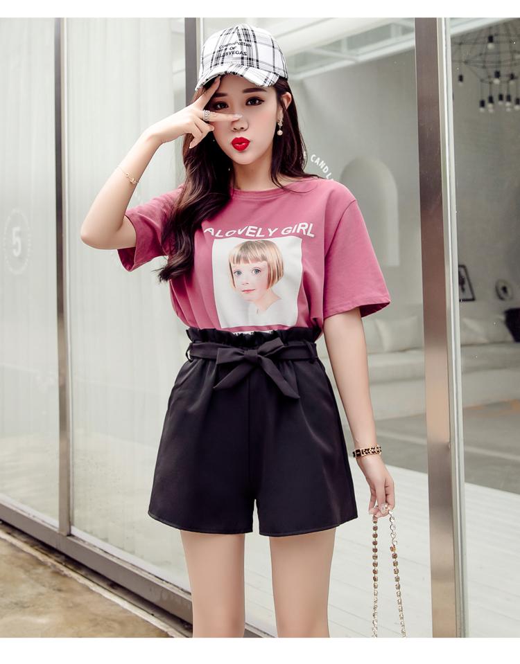 Quần cột nơ ống rộng thời trang