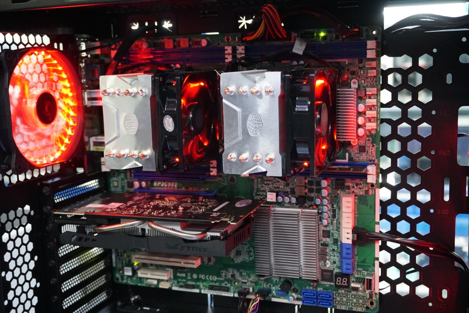 Quạt tản nhiệt Cooler Master T400i ( Led xanh )