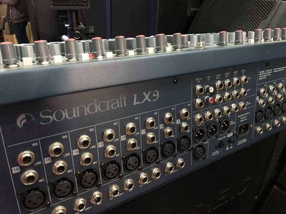 [Trả góp 0%]MIXER SOUNDCRAFT LX9-16 CHANNEL PRO