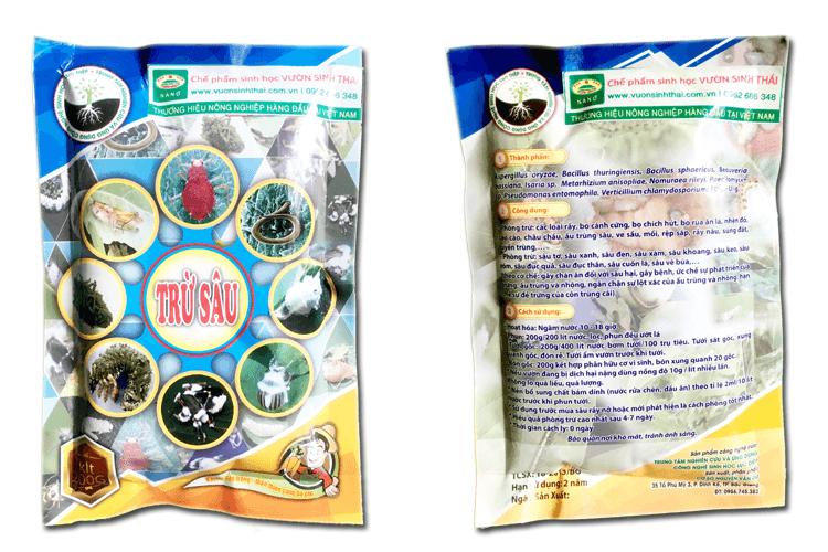 Chế phẩm vi sinh TRỪ SÂU (nhện đỏ, rệp sáp, côn trùng..)