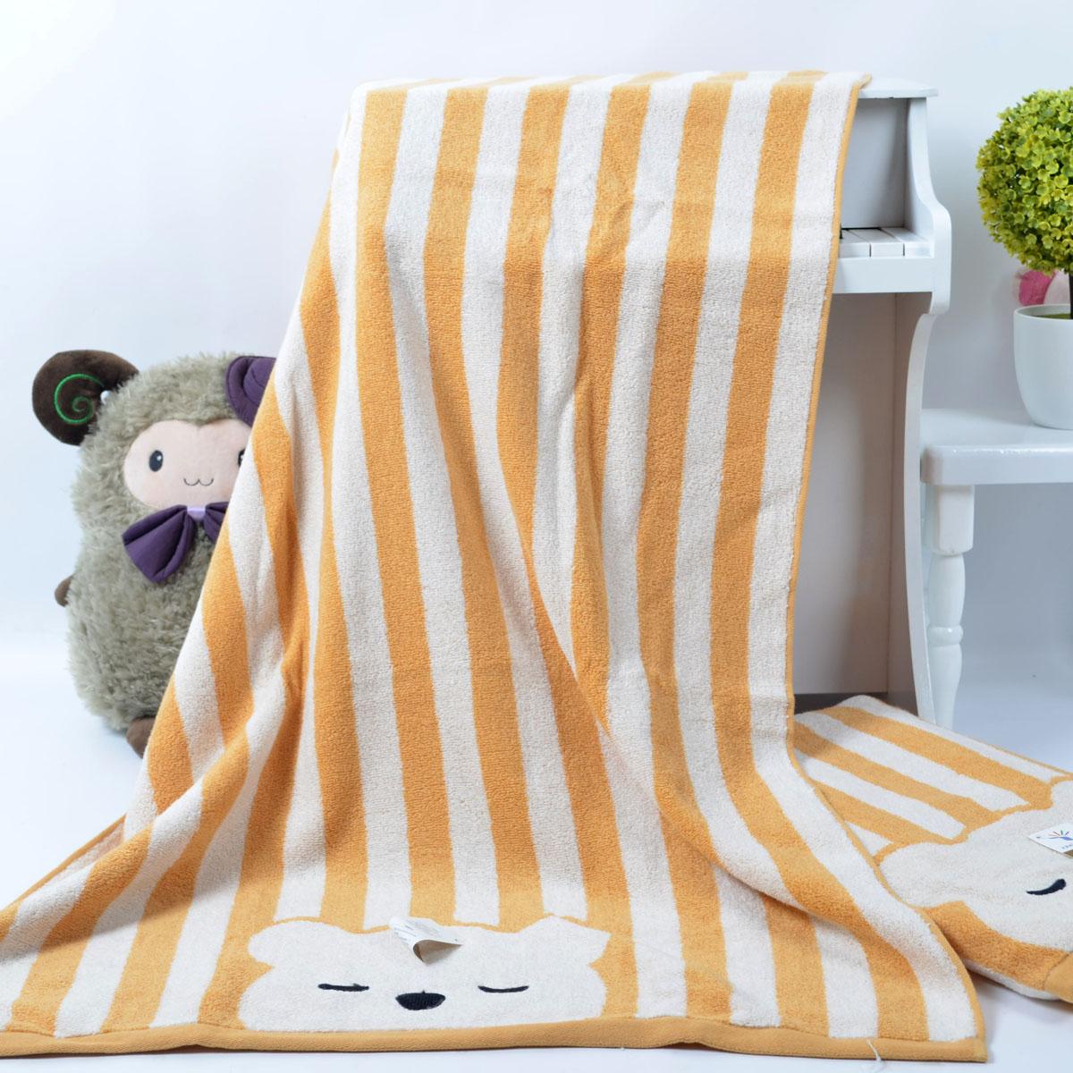 KING SHORE Hoạt Hình 100% Cotton Khăn Tắm Cotton Mẫu Cho Người Lớn Chăn Mỏng Đắp Mùa Hè