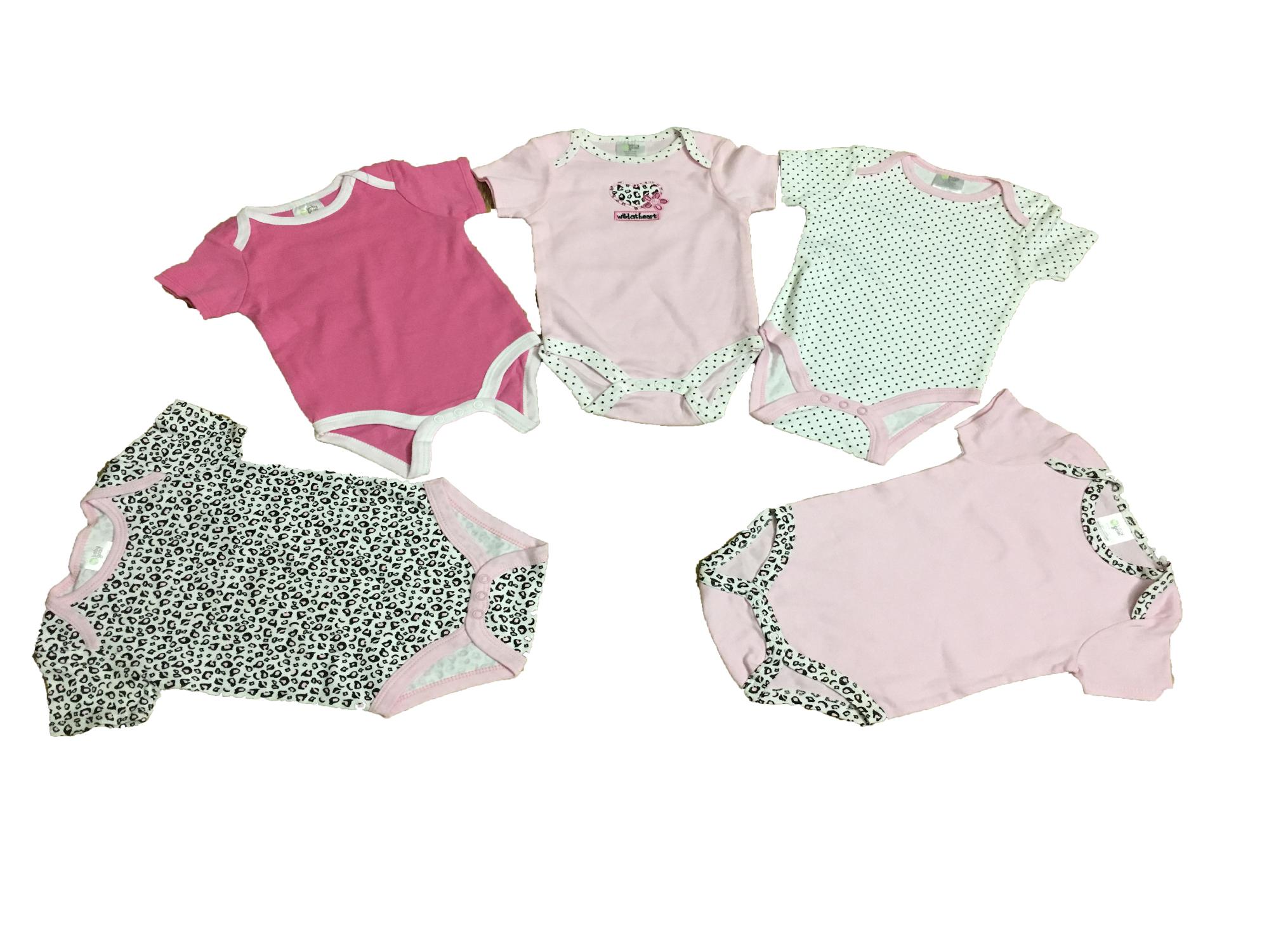 Combo 5 áo liền quần (body suite Baby Gear) cho bé gái từ 3-6 tháng (mầu sắc bất kì)