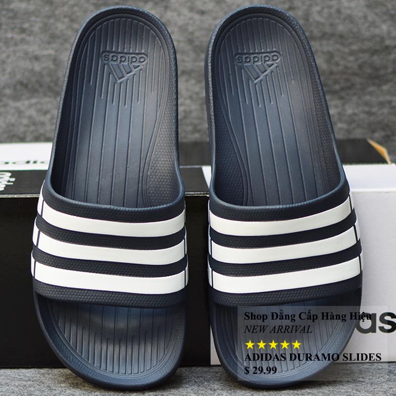 ADIDAS_ DURAMO AUTHENTIC màu xanh đen sọc trắng