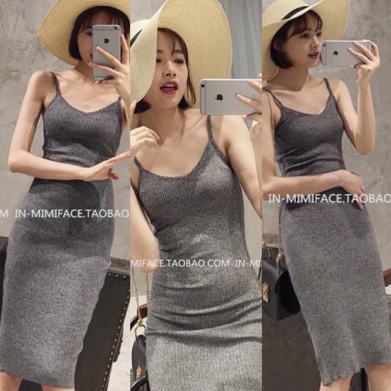 Đầm body 2 dây