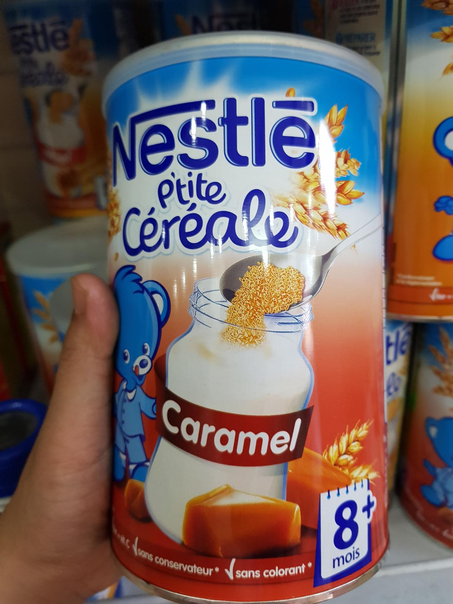 Bột lắc sữa công thức nestle vị caramel cho bé từ 8 tháng