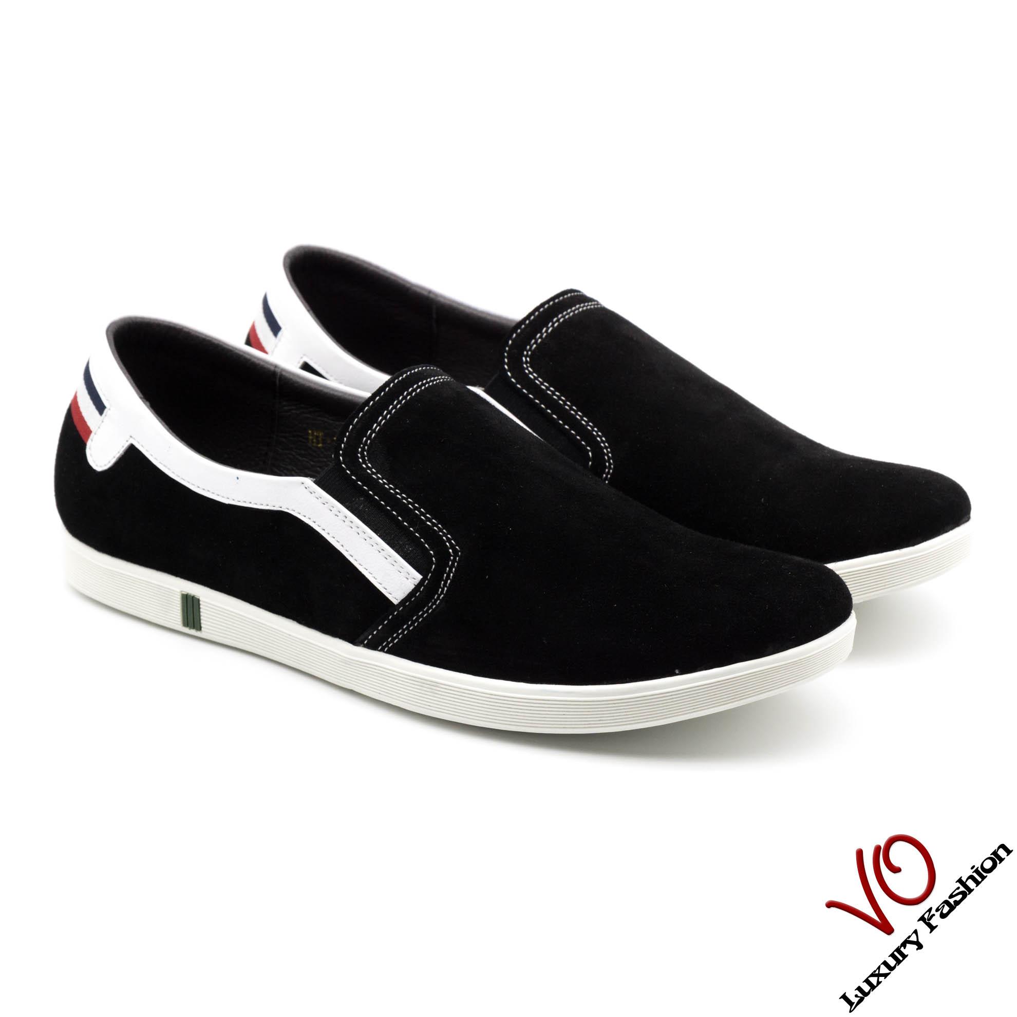 Giày sneaker nam da lộn (da bò) VO HT 113