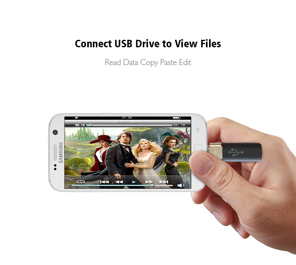 Đầu OTG Chuyển Micro USB sang USB 2.0 - Hàng công ty nhập khẩu