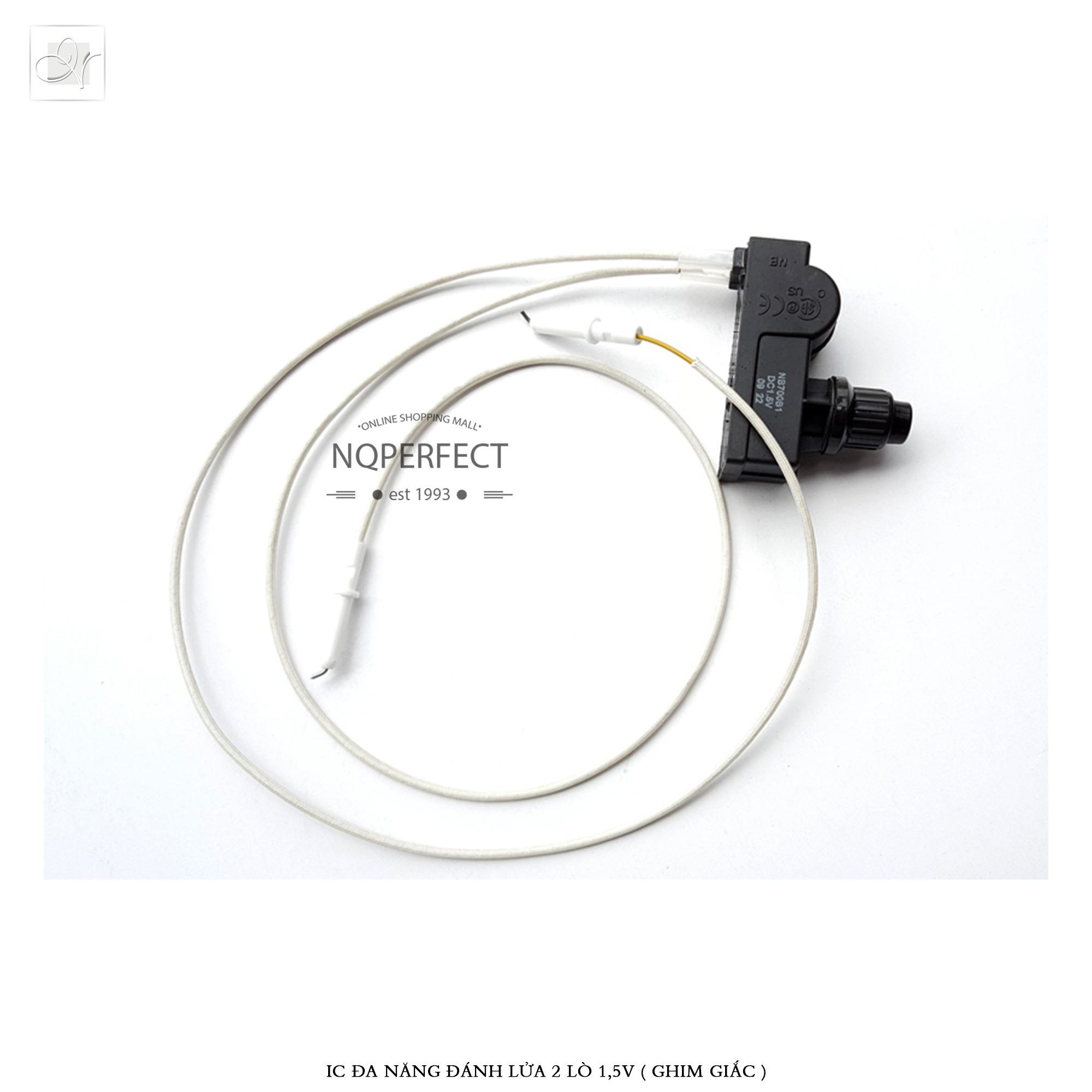 [Hcm]Combo of 2 Items: 1 Multi-Function Ignition Ic for 2 1.5V Ovens (Pin Connector) + 2 Ceramic Ignition Wires