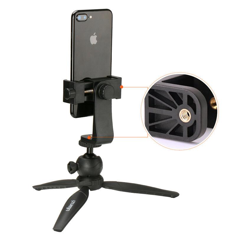 Gá kẹp điện thoại Ulanzi Phone Tripod Mount 360 [Hãng nhập khẩu và phân phối]