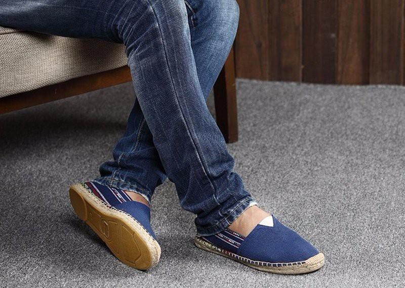 Giày lười đế cói nam G245
