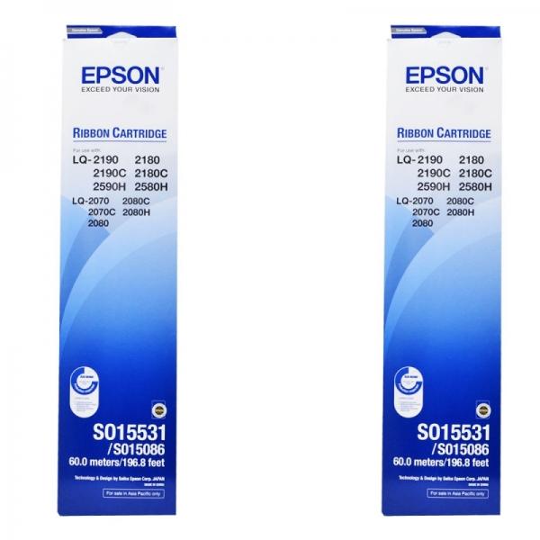 Ribbon Epson S015531 Black Ribbon Cartridge (2170 chính hãng)