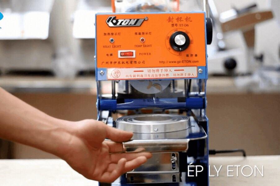 Máy dán miệng cốc trà sữa ET-D6 Mi shop