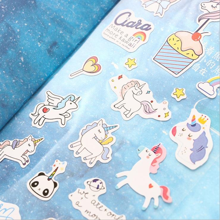 Sticker dán trang trí Unicorn
