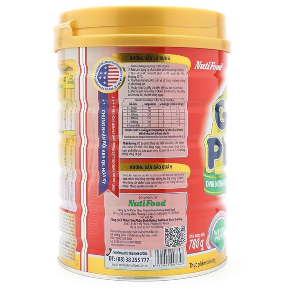 SỮA BỘT NUTIFOOD GROW PLUS+ ĐỎ 780G