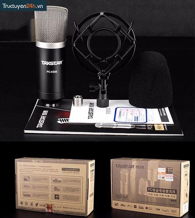 Micro Thu Âm Takstar PC K500