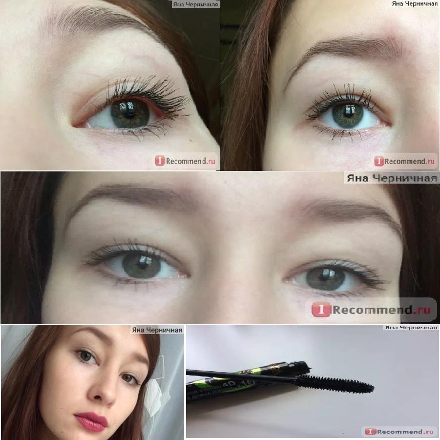 Mascara Eveline False Definition & Waterproof 4D giúp dày và dài mi (10ml)