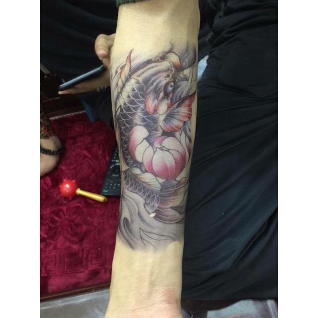 [HCM]COMBO 2 TẤM HÌNH XĂM DÁN 15X21CM CÁ CHÉP BÊN HOA SEN TÍM 381 VÀ THIÊN THẦN MAY MẮN 171 (Mua 2 tặng 1. Chọn mẫu tùy thích)