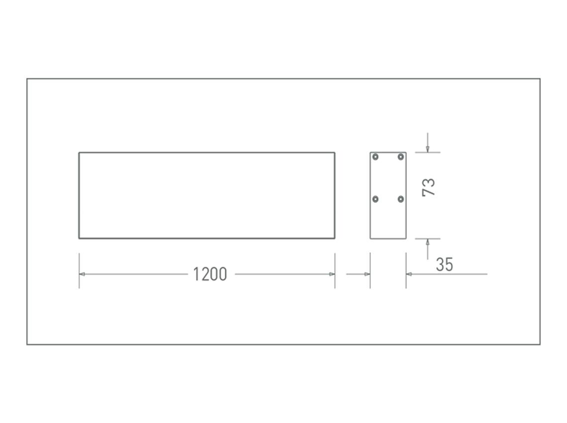 Đèn LED Thanh Treo (1200x35x73) MLL412-024WS658LB6/MLL412-024WS408LB6/MLL412-024WS278LB6