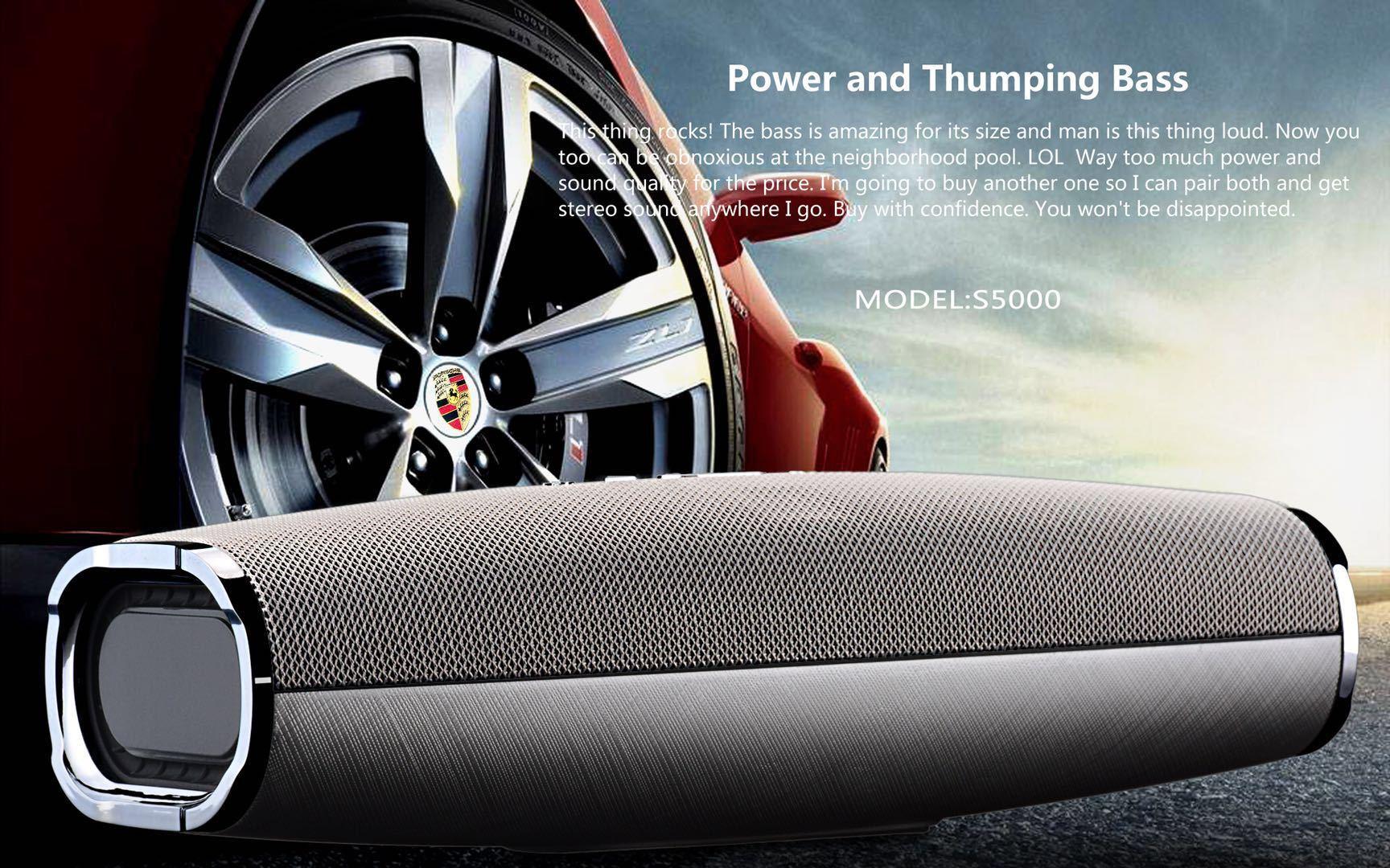 Loa Bluetooth S5000 âm thanh siêu bass - PKCB